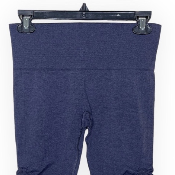 Lululemon In The Flow Crop Legging Heathered Cadet Blue - Picture 6 of 11